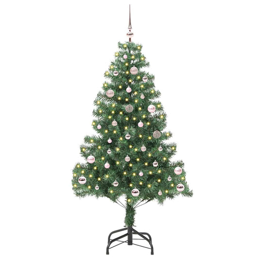 Christmas Tree with 150 LEDs with Stand Green 150 cm PVC Christmas Tree with 150 LEDs with Stand Green 150 cm PVC