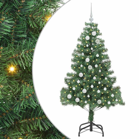 Christmas Tree with 150 LEDs with Stand Green 150 cm PVC Christmas Tree with 150 LEDs with Stand Green 150 cm PVC