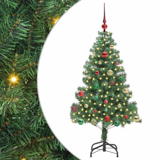 Christmas Tree with 150 LEDs with Stand Green 150 cm PVC Christmas Tree with 150 LEDs with Stand Green 150 cm PVC
