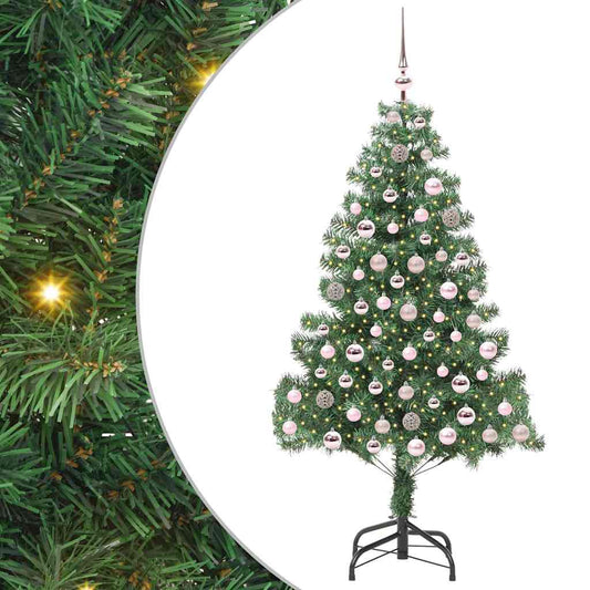 Christmas Tree with 300 LEDs with Stand Green 210 cm PVC Christmas Tree with 300 LEDs with Stand Green 210 cm PVC