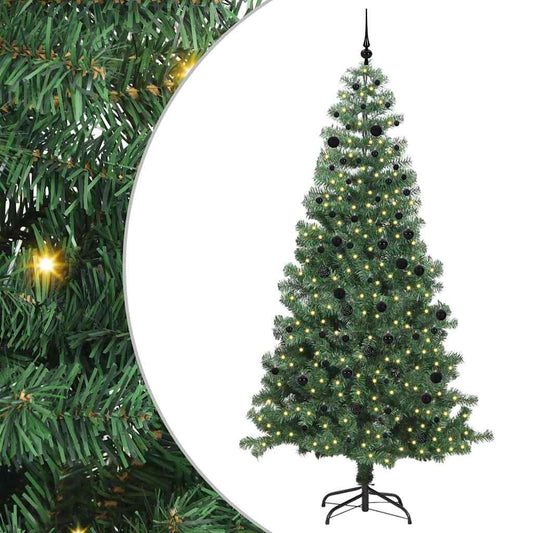 Christmas Tree with 300 LEDs with Stand Green 240 cm PVC Christmas Tree with 300 LEDs with Stand Green 240 cm PVC