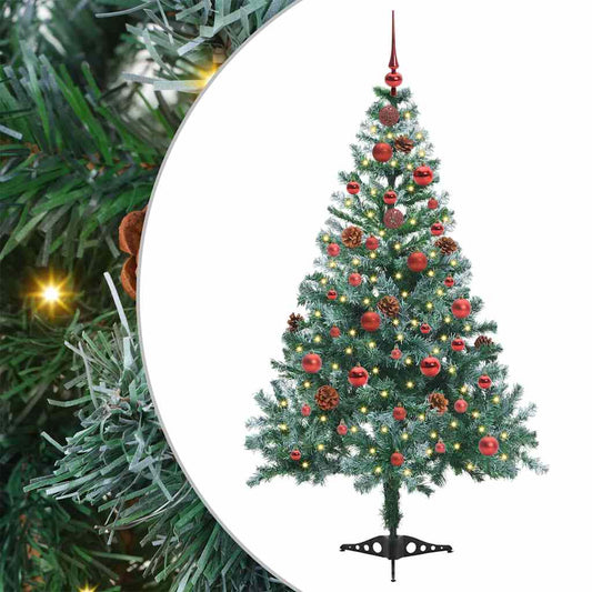 Artificial Christmas Tree with Stand Green 150 cm PVC and Steel Artificial Christmas Tree with Stand Green 150 cm PVC and Steel