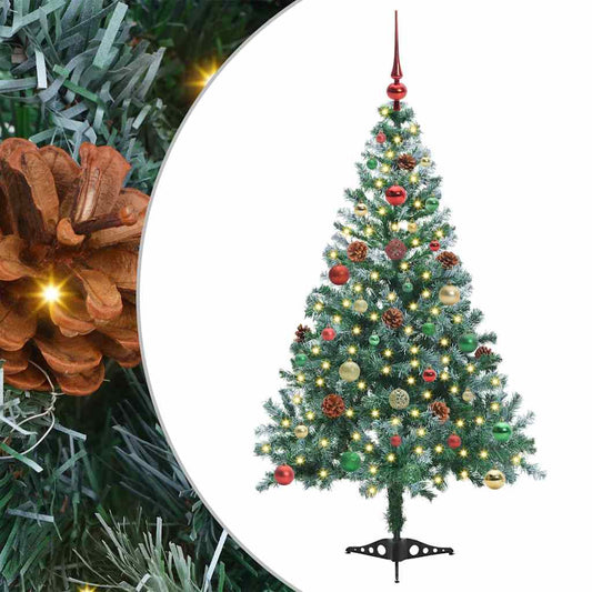 Artificial Christmas Tree with Stand Green 150 cm PVC and Steel Artificial Christmas Tree with Stand Green 150 cm PVC and Steel