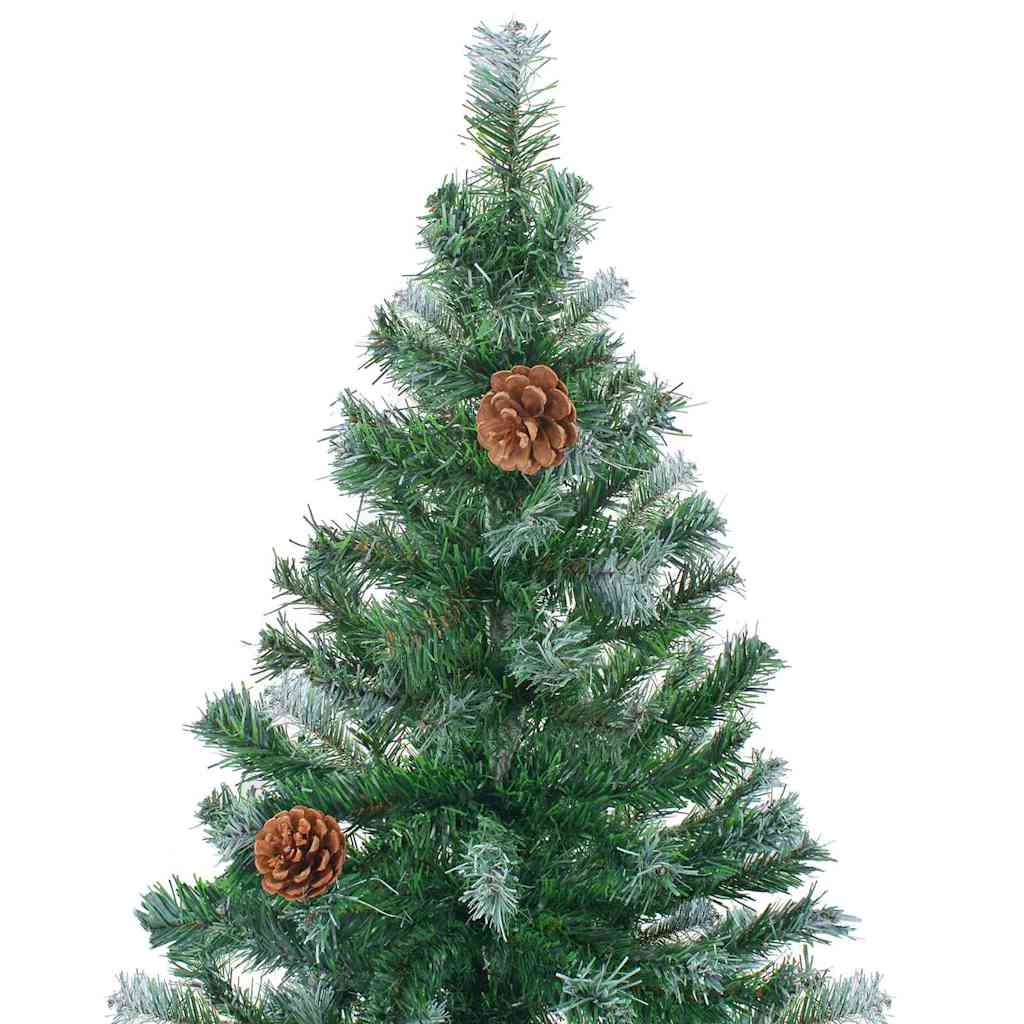 Artificial Christmas Tree Green 180 cm PVC and Steel