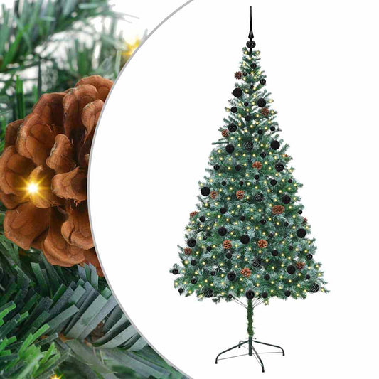 Artificial Christmas Tree with Stand Green 210 cm PVC and Steel Artificial Christmas Tree with Stand Green 210 cm PVC and Steel