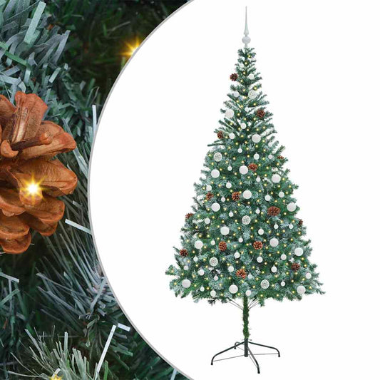 Artificial Christmas Tree with Stand Green 210 cm PVC and Steel Artificial Christmas Tree with Stand Green 210 cm PVC and Steel