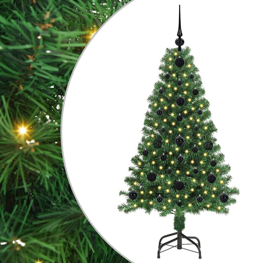 Artificial Christmas Tree with 150 LEDs with Stand Green 120 cm Artificial Christmas Tree with 150 LEDs with Stand Green 120 cm