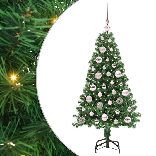 Artificial Christmas Tree with 150 LEDs with Stand Green 120 cm Artificial Christmas Tree with 150 LEDs with Stand Green 120 cm