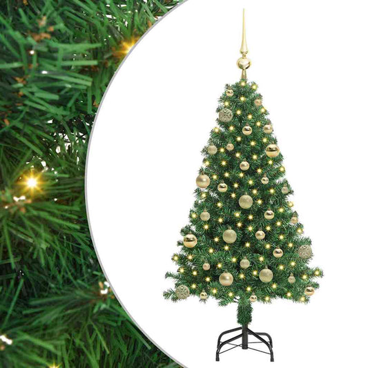 Artificial Christmas Tree with 150 LEDs with Stand Green 120 cm Artificial Christmas Tree with 150 LEDs with Stand Green 120 cm