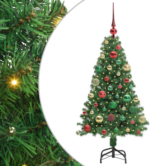 Artificial Christmas Tree with 150 LEDs with Stand Green 120 cm Artificial Christmas Tree with 150 LEDs with Stand Green 120 cm