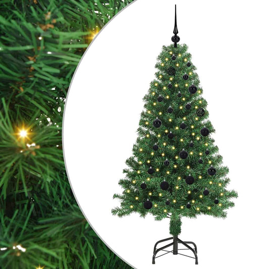 Artificial Christmas Tree with 150 LEDs with Stand Green 150 cm Artificial Christmas Tree with 150 LEDs with Stand Green 150 cm