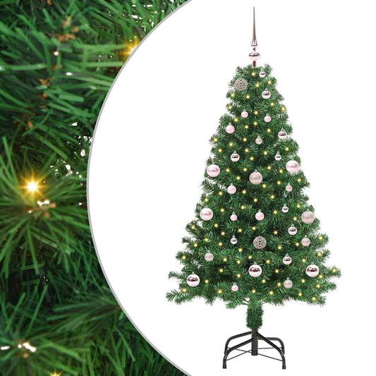Artificial Christmas Tree with 150 LEDs with Stand Green 150 cm Artificial Christmas Tree with 150 LEDs with Stand Green 150 cm
