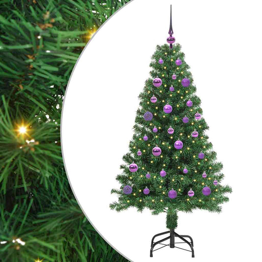 Artificial Christmas Tree with 150 LEDs with Stand Green 150 cm Artificial Christmas Tree with 150 LEDs with Stand Green 150 cm