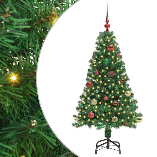 Artificial Christmas Tree with 150 LEDs with Stand Green 150 cm Artificial Christmas Tree with 150 LEDs with Stand Green 150 cm