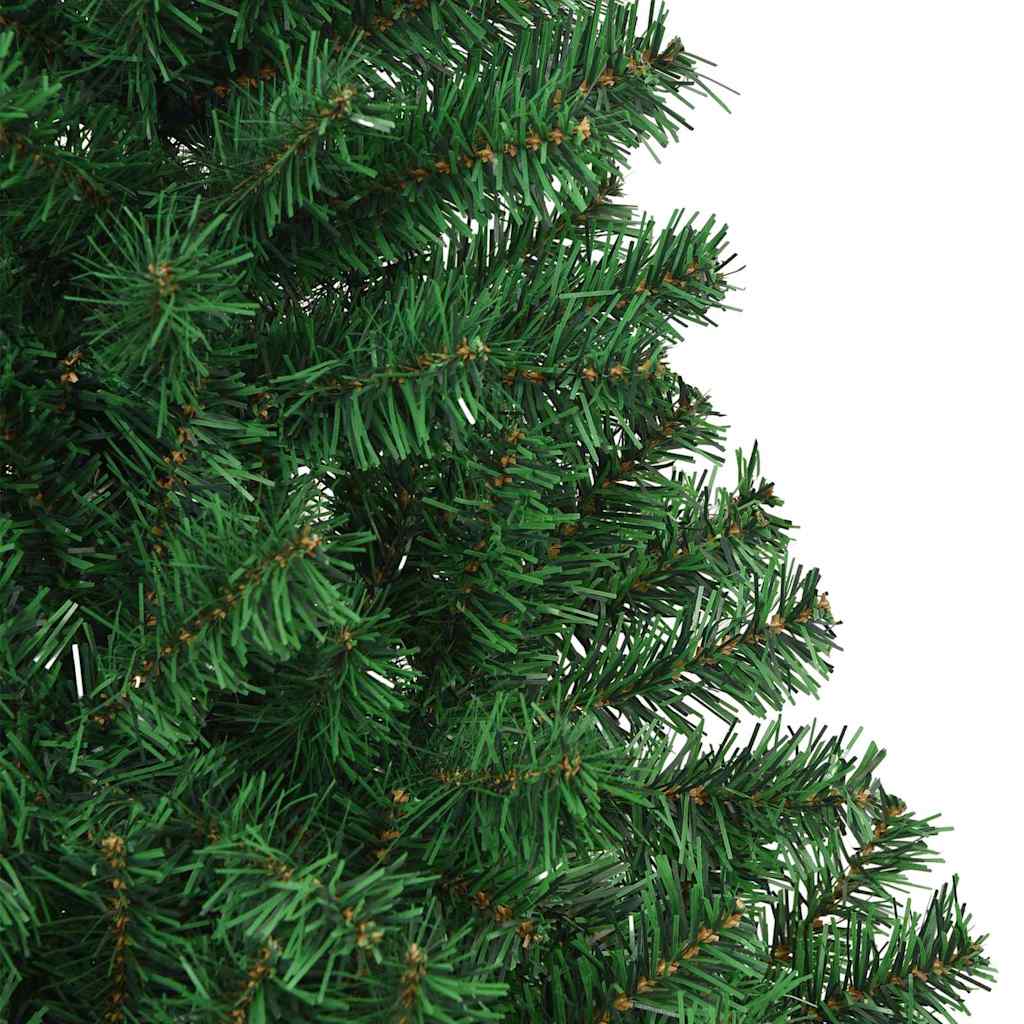 Artificial Christmas Tree with 300 LEDs with Stand Green 210 cm