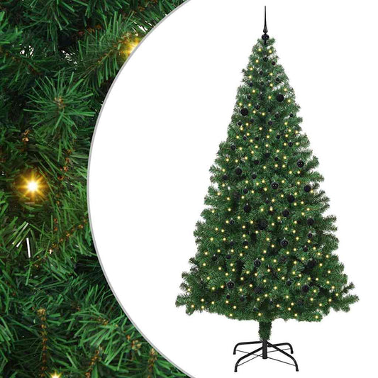 Artificial Christmas Tree with 300 LEDs with Stand Green 240 cm Artificial Christmas Tree with 300 LEDs with Stand Green 240 cm