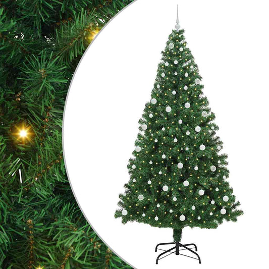 Artificial Christmas Tree with 300 LEDs with Stand Green 240 cm Artificial Christmas Tree with 300 LEDs with Stand Green 240 cm
