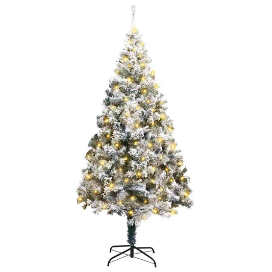 Artificial Christmas Tree with 300 LEDs with Stand White 180 cm Artificial Christmas Tree with 300 LEDs with Stand White 180 cm