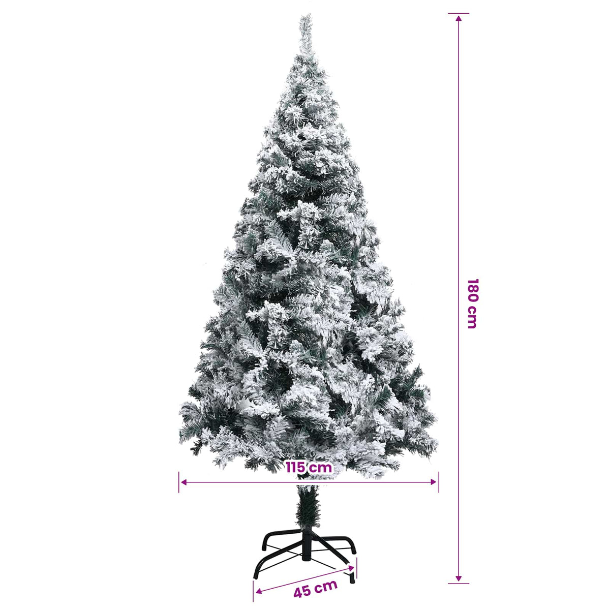 Artificial Christmas Tree White 180 cm