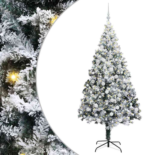 Artificial Christmas Tree with 300 LEDs with Stand White 180 cm Artificial Christmas Tree with 300 LEDs with Stand White 180 cm