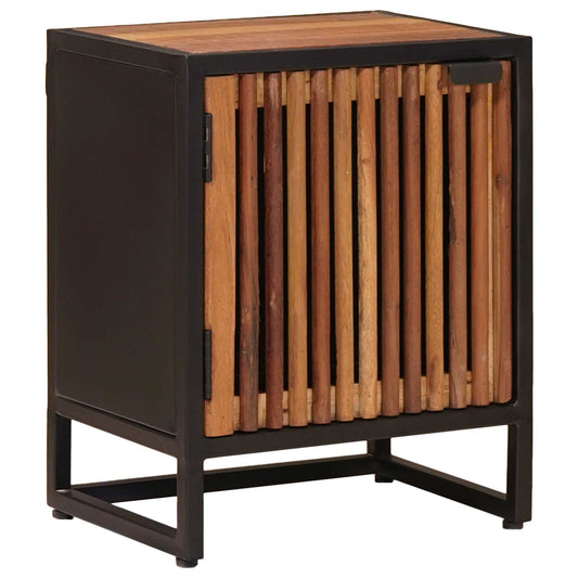 Handmade Bedside Cabinet Natural 40 x 30 x 50 cm Handmade Bedside Cabinet Natural 40 x 30 x 50 cm