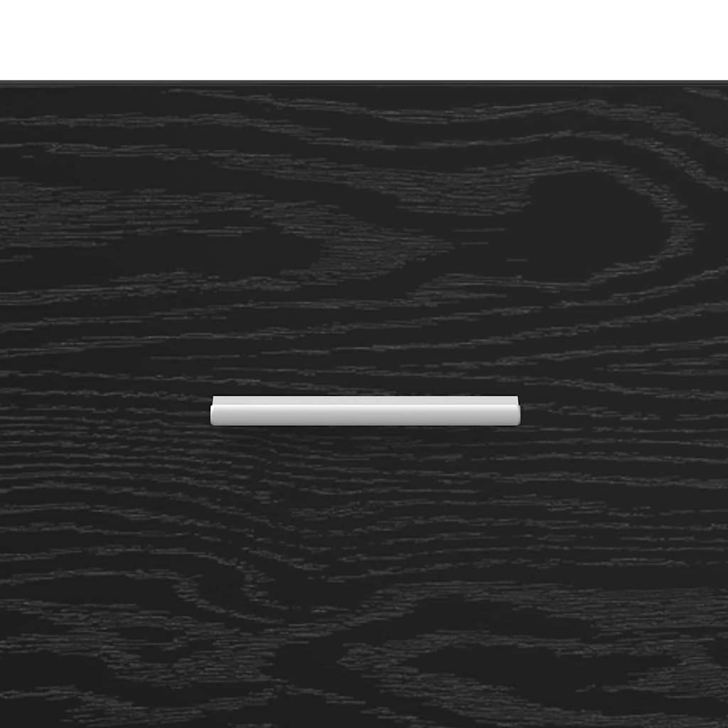Highboard Black Oak 40 x 42.5 x 185 cm Engineered Wood