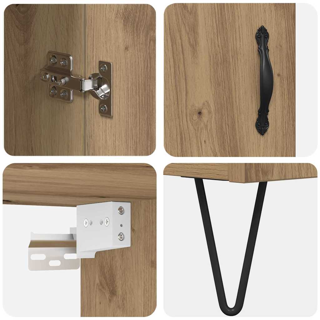 Highboard Artisan Oak 69.5 x 34 x 90 cm Engineered Wood