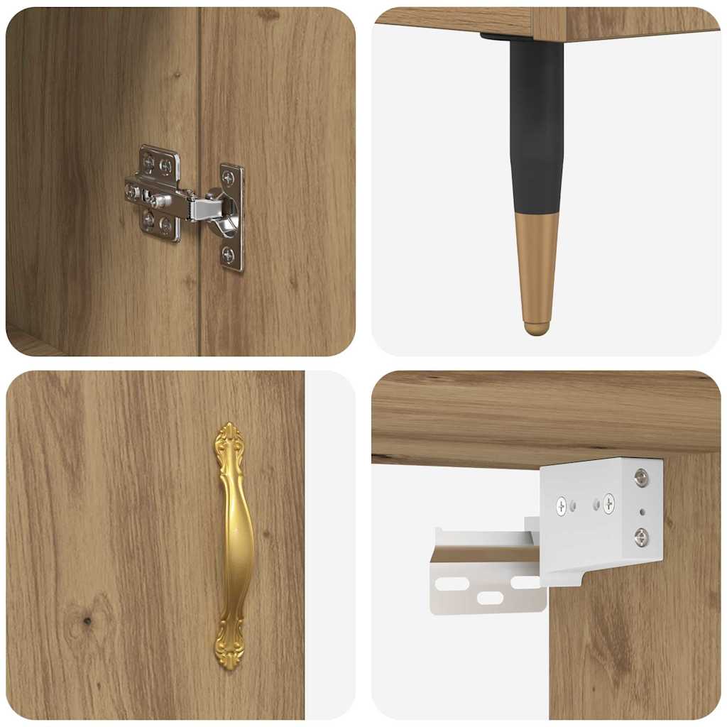 Highboard Artisan Oak 69.5 x 34 x 90 cm Engineered Wood