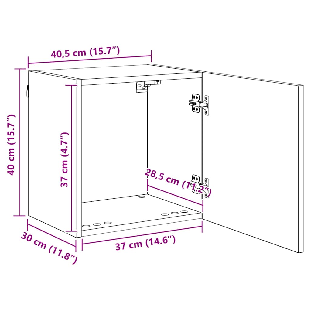 TV Wall Units 4 pcs Old Wood Engineered Wood