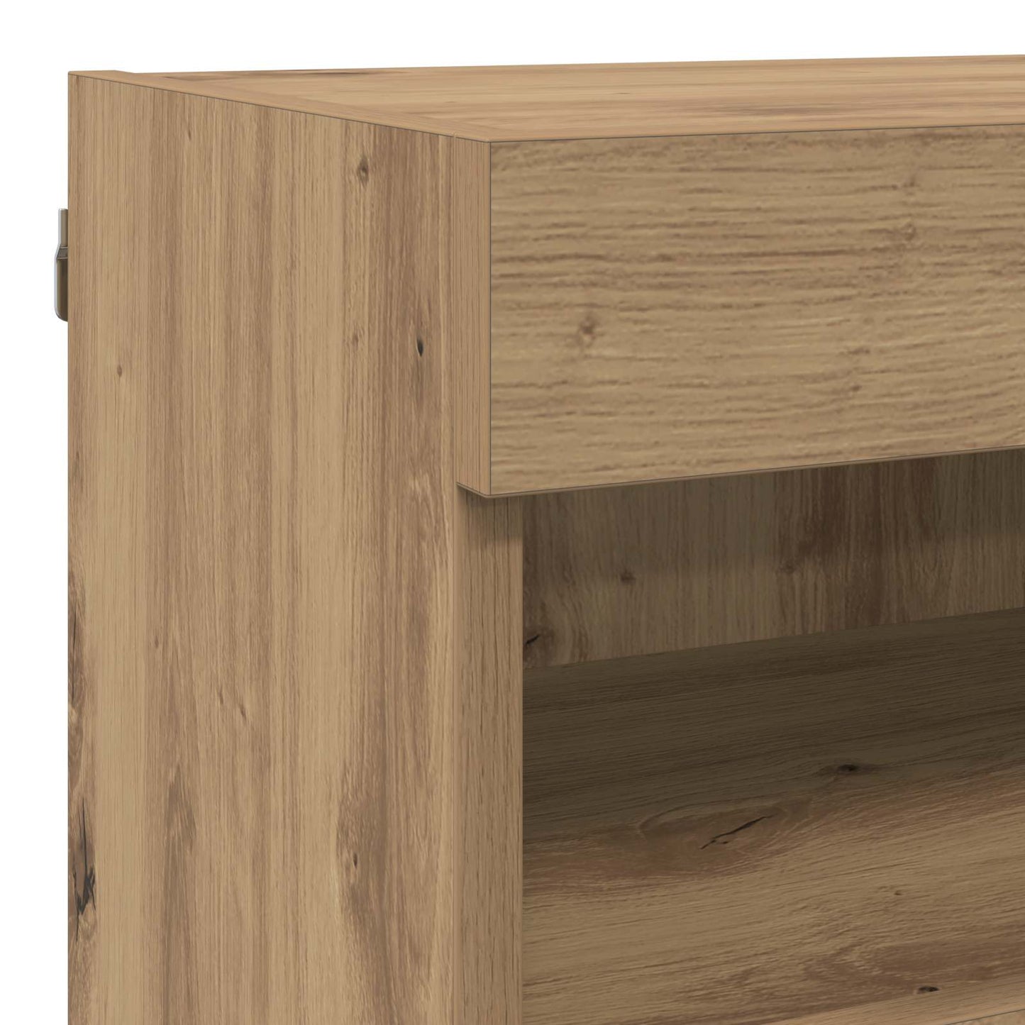 TV Wall Units with LED 5 pcs Artisan Oak 80 x 30 x 40 cm