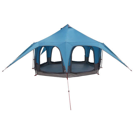 Family Tent Blue 5-Person 185T Polyester with PU Coating Family Tent Blue 5-Person 185T Polyester with PU Coating