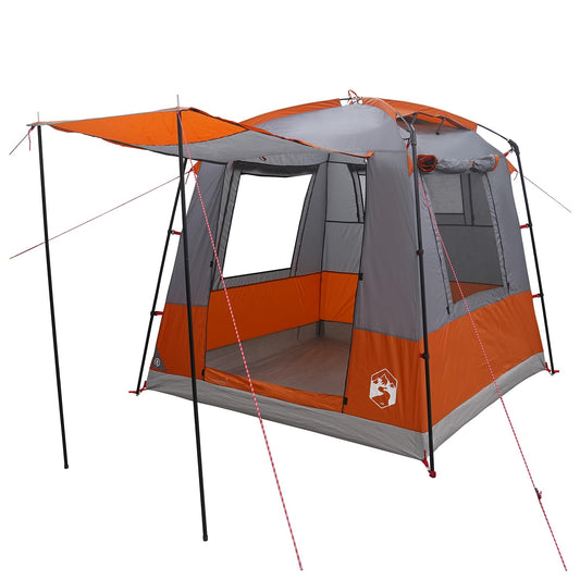 Party Tent 4-Person Grey and Orange Party Tent 4-Person Grey and Orange