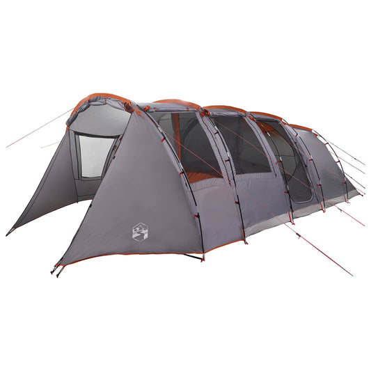 Tunnel Tent 675 x 392 x 210 cm Grey and Orange Tunnel Tent 675 x 392 x 210 cm Grey and Orange