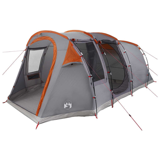 Tunnel Tent 505 x 330 x 204 cm Grey and Orange Tunnel Tent 505 x 330 x 204 cm Grey and Orange