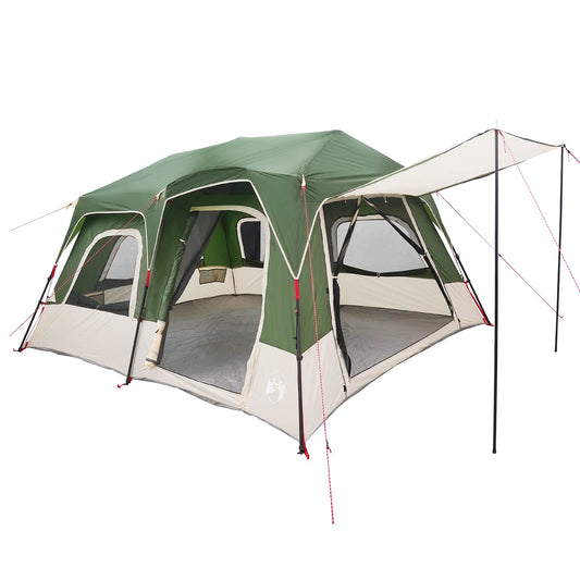 Instant Tent 8-Person Green 185T Polyester with PU Coating Instant Tent 8-Person Green 185T Polyester with PU Coating