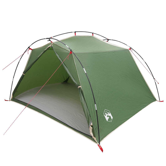Tunnel Tent 4-Person Green 185T Polyester with PU Coating Tunnel Tent 4-Person Green 185T Polyester with PU Coating