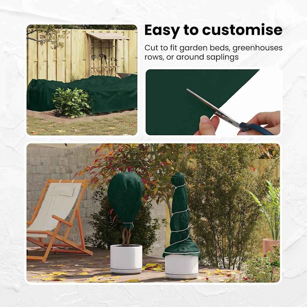 Frost Protection Plant Fleece Green 20 x 1.6 m Non-woven Fabric