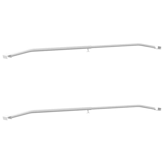 Tarpaulin Bracket for Trailers 2 pcs Silver 102-155 cm Aluminum Tarpaulin Bracket for Trailers 2 pcs Silver 102-155 cm Aluminum