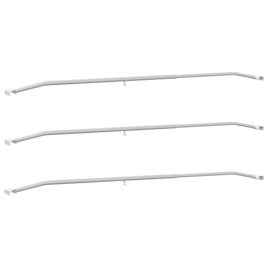 Tarpaulin Bracket for Trailers 3 pcs Silver 136-218 cm Aluminum Tarpaulin Bracket for Trailers 3 pcs Silver 136-218 cm Aluminum