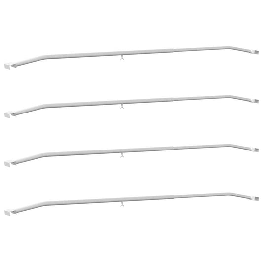 Tarpaulin Bracket for Trailers 4 pcs Silver 136-218 cm Aluminum Tarpaulin Bracket for Trailers 4 pcs Silver 136-218 cm Aluminum