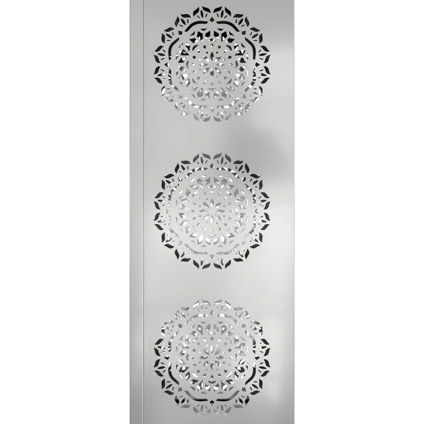 Solar LED Pathway Light 2 pcs Silver Galvanized Steel