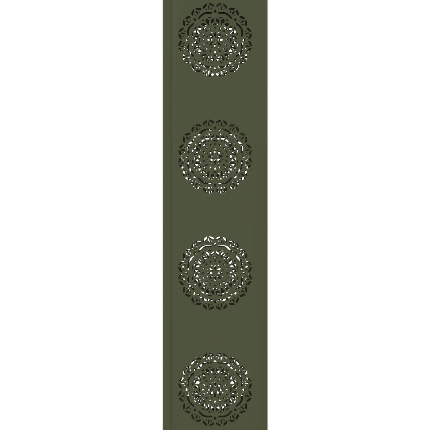 Solar LED Pathway Light 2 pcs Olive Green Cold Rolled Steel