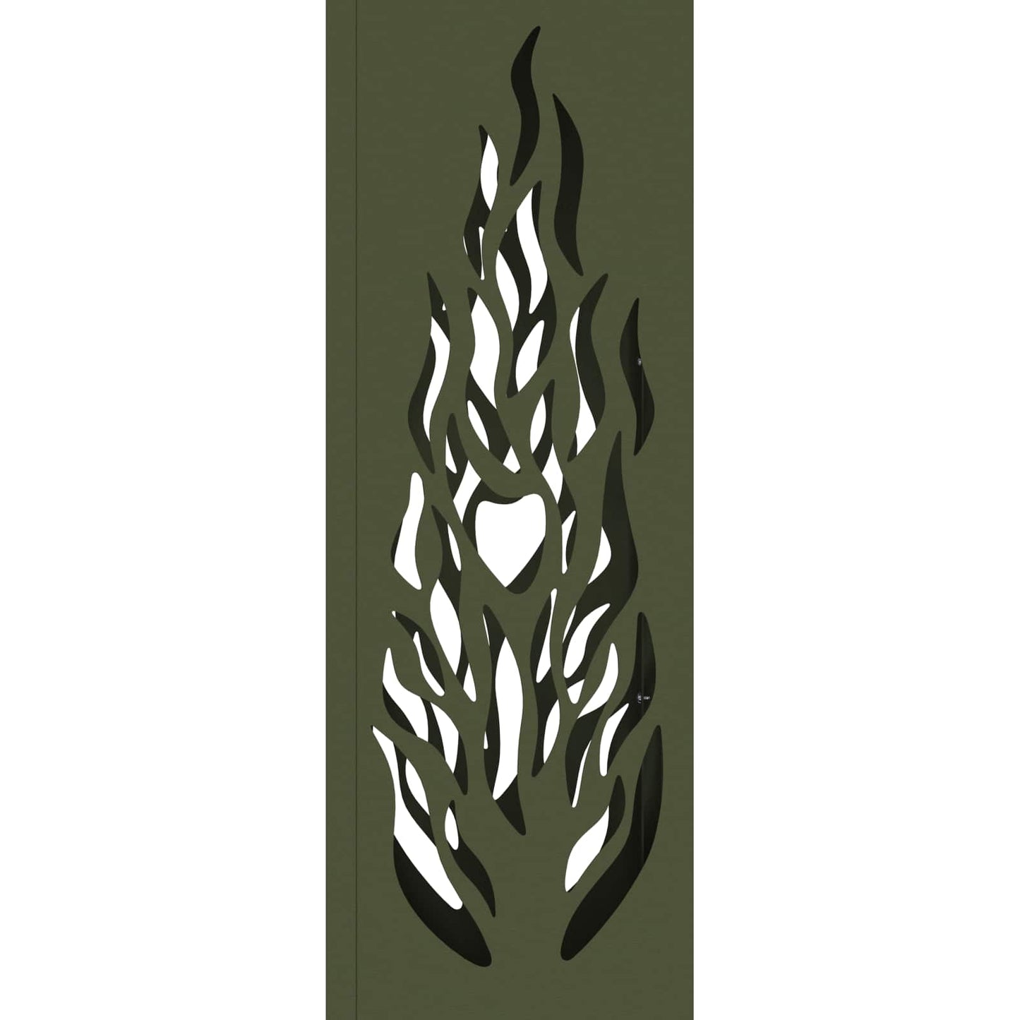 Solar LED Pathway Light 2 pcs Olive Green Cold Rolled Steel