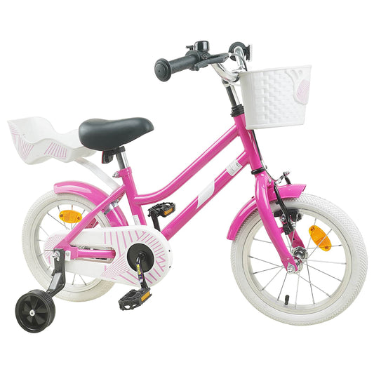 Kids Bike 12 Inches for 2-4 Years Old Dark Pink Kids Bike 12 Inches for 2-4 Years Old Dark Pink