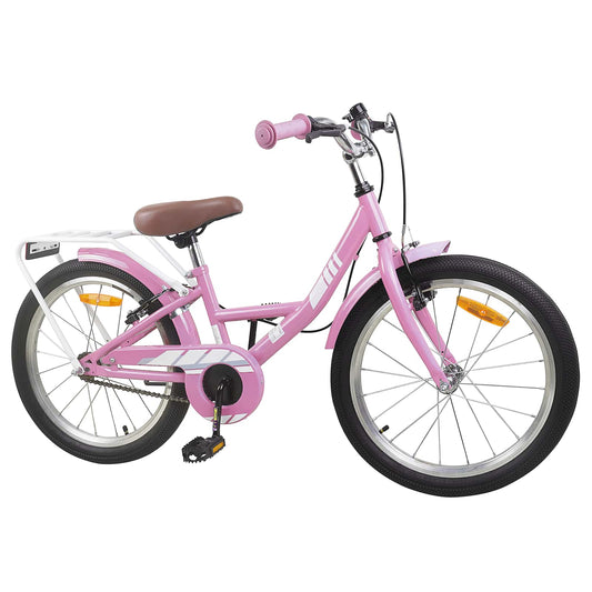 Kids Bike 18 Inches for 5-7 Years Old Light Pink Kids Bike 18 Inches for 5-7 Years Old Light Pink