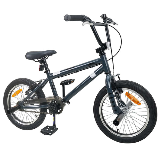 BMX Bike 16 Inches for 5-8 Years Old Dark Grey BMX Bike 16 Inches for 5-8 Years Old Dark Grey