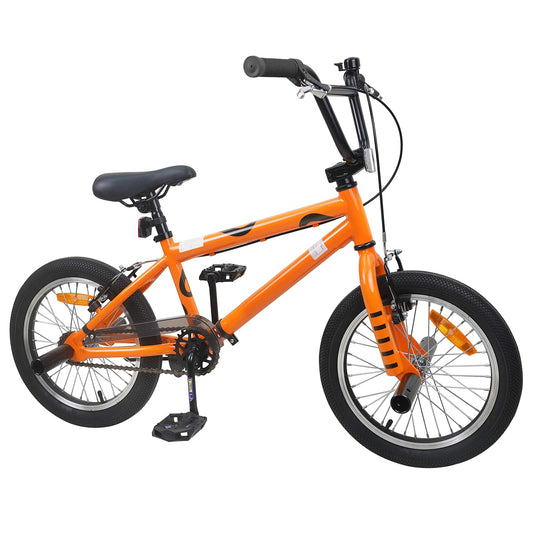 BMX Bike 16 Inches for 5-8 Years Old Orange BMX Bike 16 Inches for 5-8 Years Old Orange