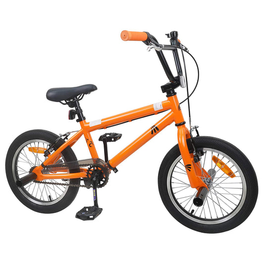 BMX Bike 16 Inches for 5-8 Years Old Orange BMX Bike 16 Inches for 5-8 Years Old Orange