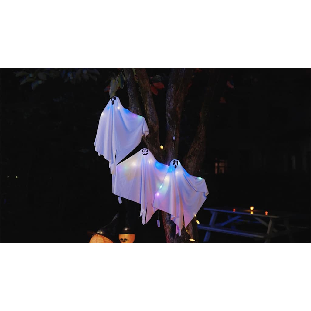 Halloween Hanging Ghost 3 pcs White 52 x 62 cm Polyester