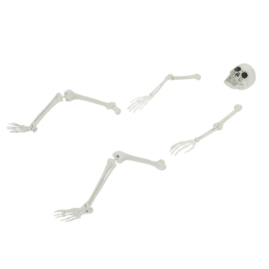 Halloween Skeleton with Ground Spikes White 45.5 x 13 cm Halloween Skeleton with Ground Spikes White 45.5 x 13 cm